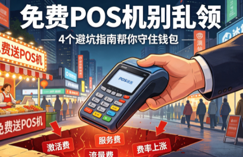 踩过坑才敢说:免费POS机的4个避坑指南
